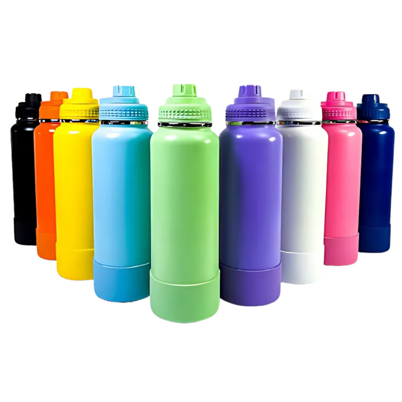 Garrafa Térmica Squeeze De Academia Inox 1litro Água Sports